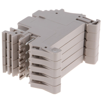 Weidmuller 1-Contact Interface Module, Clamping Yoke Connector, DIN Rail Mount, 16A