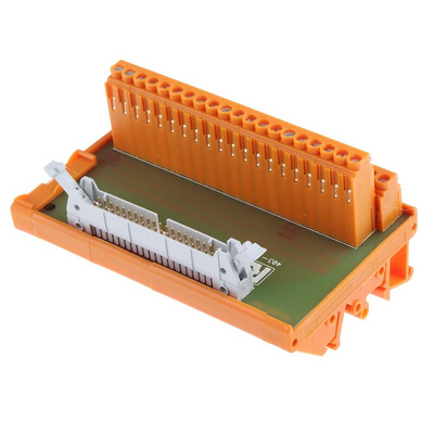 RS PRO 40-Contact Interface Module, IDC Connector, DIN Rail Mount, 1A