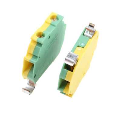 Phoenix Contact 2-Way MT1.5-PE Earth Terminal Block, 26 → 16 AWG Wire, Screw Down, Polyamide Housing