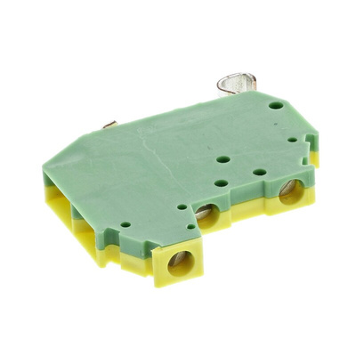 Phoenix Contact 3-Way MT1.5-TWIN-PE Earth Terminal Block, 26 → 16 AWG Wire, Screw Down, Polyamide Housing