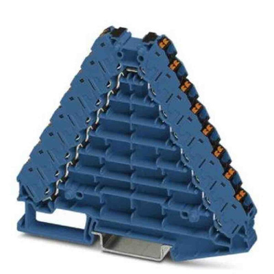 Phoenix Contact Distribution Block, 32 Way, 2.5mm², 17.5A, 250 V, Blue