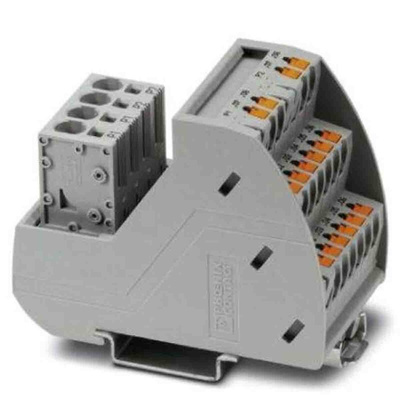 Phoenix Contact Distribution Block, 2 Way, 0.14 → 2.5mm², 15A, 250 V, Grey