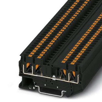 Phoenix Contact 4-Way Earth Terminal Block, 4mm², 12 AWG Wire, Push In