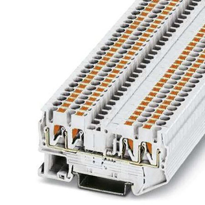 Phoenix Contact 4-Way Earth Terminal Block, 4mm², 12 AWG Wire, Push In