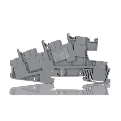 Phoenix Contact 5-Way Earth Terminal Block, 4mm², 12 AWG Wire, Push In