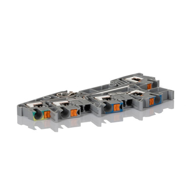 Phoenix Contact 5-Way Earth Terminal Block, 4mm², 12 AWG Wire, Push In