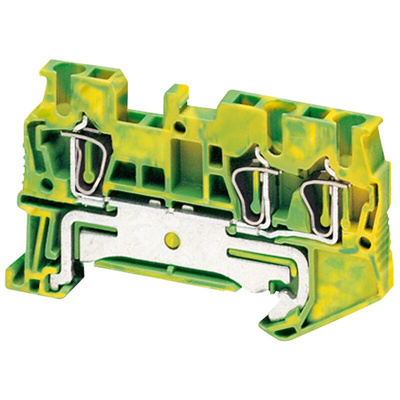 Schneider Electric 3-Way Earth Terminal Block, 2.5mm², Spring, ATEX