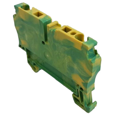 Weidmuller 4-Way WDK 2.5PE Double Deck Earth Terminal Block, 1.5 → 150mm², 26 → 12 AWG Wire, Screw Down,