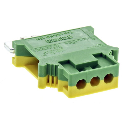 Phoenix Contact 2-Way USLKG 16 N Earth Terminal Block, 12 → 4 AWG Wire, Screw Down, Polyamide Housing, ATEX