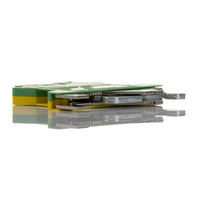 Phoenix Contact 2-Way DIN Rail Earth Modular Terminal Block, 0.2 → 4mm², 24 → 12 AWG Wire, Screw Down,