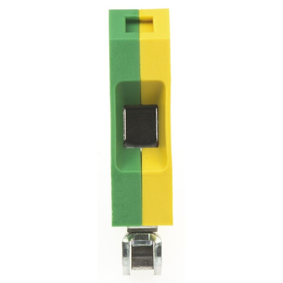 Weidmuller 2-Way EK 16 Earth Terminal Block, 10 → 6 AWG Wire, Screw Down, Nylon Housing, ATEX