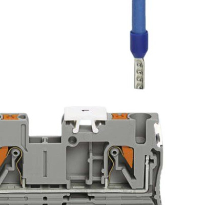 Phoenix Contact 2-Way PT 4-PE Earth Terminal Block, 24 <arrow/> 10 AWG Wire, Push In, Polyamide Housing
