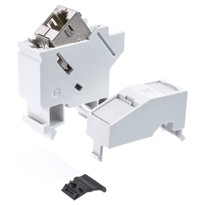 Weidmüller 2-Contact Female to Female Interface Module, RJ45 Connector, DIN Rail Mount, 1A