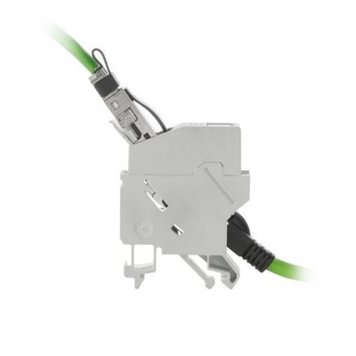 Weidmüller 2-Contact Female to Female Interface Module, RJ45 Connector, DIN Rail Mount, 1A