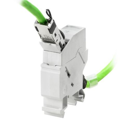 Weidmüller 2-Contact Female to Female Interface Module, RJ45 Connector, DIN Rail Mount, 1A