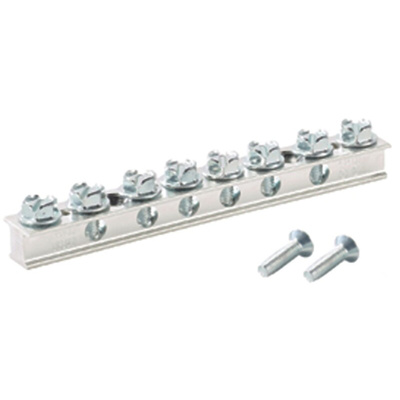 Panduit 6-Way UGB2/0 Earth Terminal Block, 14 → 4 AWG Wire, Screw, Electrolytic Copper Housing