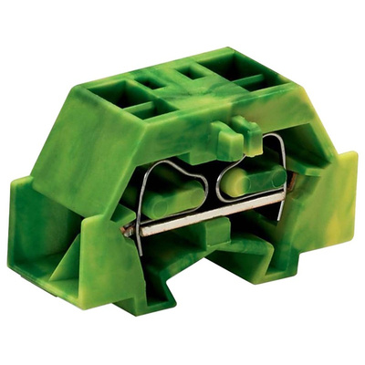 Wago 4-Way Earth Block, 28 → 14 AWG Wire, Cage Clamp