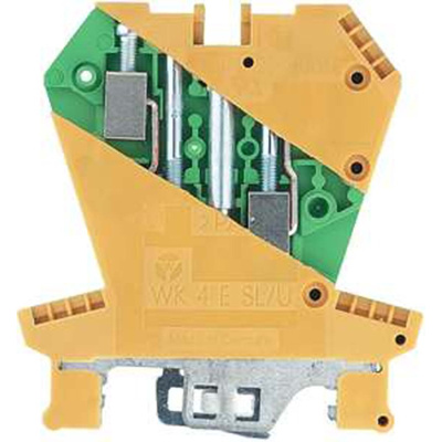 Wieland 4-Way Top Hat Non-Fuse DIN Rail Terminal, 22 → 12 AWG Wire, Screw, Thermoplastic Housing
