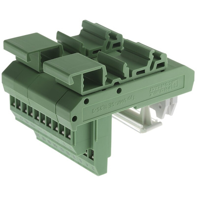 Phoenix Contact 20-Contact Male Interface Module, Flat Ribbon Cable Connector, DIN Rail Mount, 1A