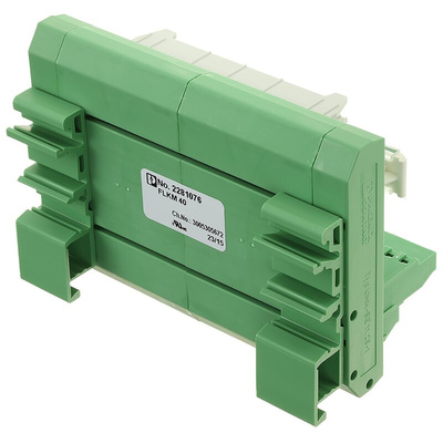 Phoenix Contact 40-Contact Male Interface Module, Flat Ribbon Cable Connector, DIN Rail Mount, 1A