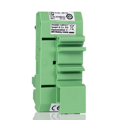 Phoenix Contact FLKM-D9 SUB/S Series 9-Contact Male Interface Module, D-sub Connector, DIN Rail Mount, 2.5A