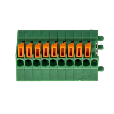 Phoenix Contact FFKDS/V-2.54 Series PCB Terminal Block, 2.54mm Pitch, Through Hole Mount, Solder Termination