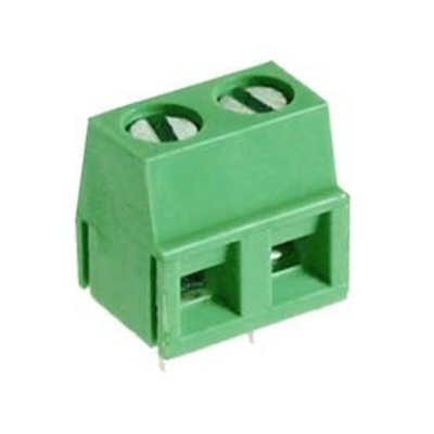 RS PRO PCB Terminal Block, 10-Contact, 5.08mm Pitch, Through Hole Mount, 1-Row, Screw Termination