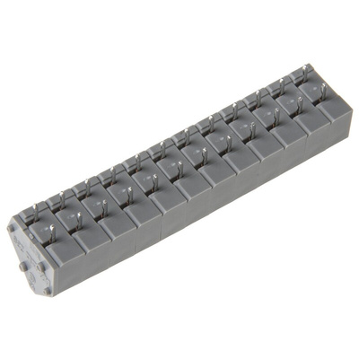 Wago PCB Terminal Block, 5.08mm Pitch, Through Hole Mount, Solder Termination