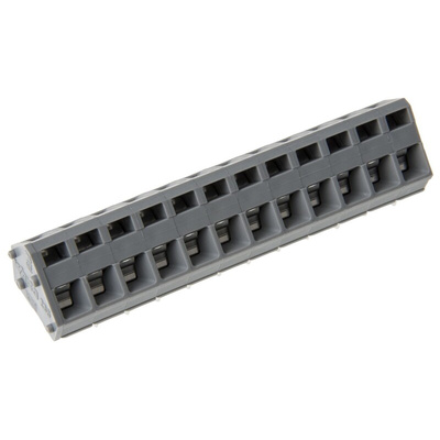 Wago PCB Terminal Block, 5.08mm Pitch, Through Hole Mount, Solder Termination