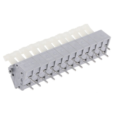 Wago 256 Series PCB Terminal Block, 12-Contact, 5.08mm Pitch