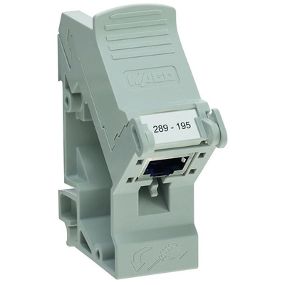 Wago 8-Contact Female Interface Module, RJ45 Connector, DIN Rail