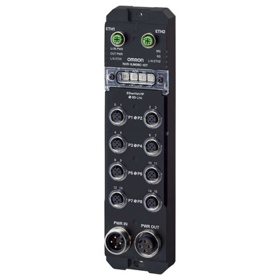 Omron NXR Series 4-Contact Female Interface Module, M12 Connector, Screw, 9A