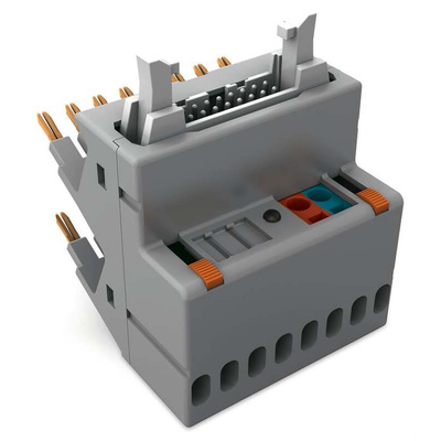 Wago 857 Series 14-Contact Male Interface Module, DIN 41651 Connector, Pluggable to basic module, 3A