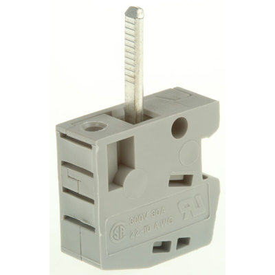 Phoenix Contact HDFK4 Series PCB Terminal Block, 8.1mm Pitch, 1-Row, Screw Down Termination