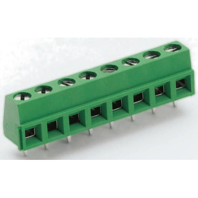 TE Connectivity Buchanan Series PCB Terminal Block, 12-Contact, 5mm Pitch, Through Hole Mount, 1-Row, Screw Termination