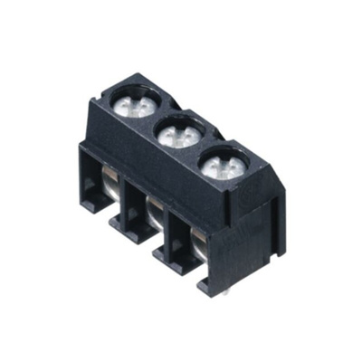 Weidmuller PM 5.08 Series PCB Terminal Block, 2-Contact, 5.08mm Pitch, Through Hole Mount, 1-Row, Screw Termination