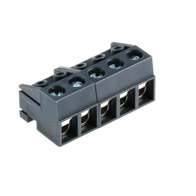 RS PRO PCB Terminal Block, 5-Contact, 5mm Pitch, Through Hole Mount, 1-Row, Screw Termination