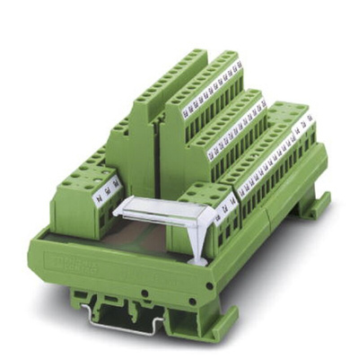 Phoenix Contact 24-Contact Interface Module, DIN Rail Mount, 16A