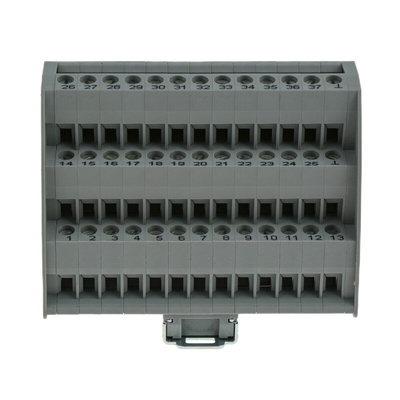 Phoenix Contact VIP-3 Series 37-Contact Male Interface Module, D-sub Connector, DIN Rail, 2A