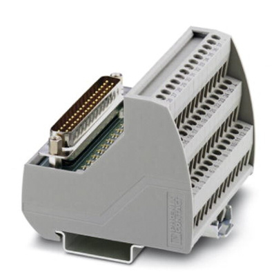 Phoenix Contact 37-Contact Male Interface Module, D-sub Connector, DIN Rail Mount, 2.5A