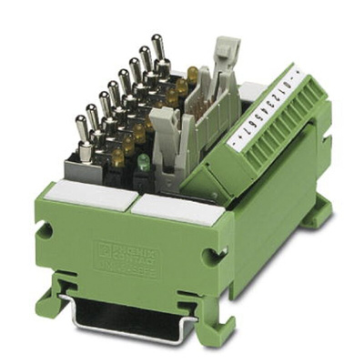 Phoenix Contact 14-Contact Male Interface Module, FLK, IDC Connector, DIN Rail Mount, 3 A, 8 A