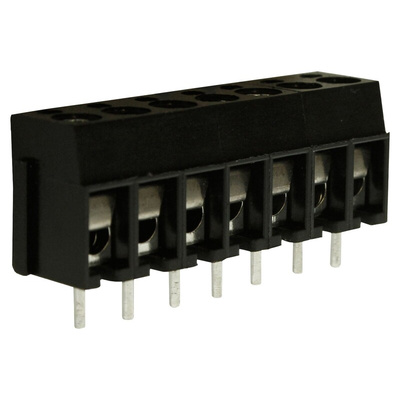 RS PRO PCB Terminal Block, 7-Contact, 5mm Pitch, Through Hole Mount, 1-Row, Screw Termination