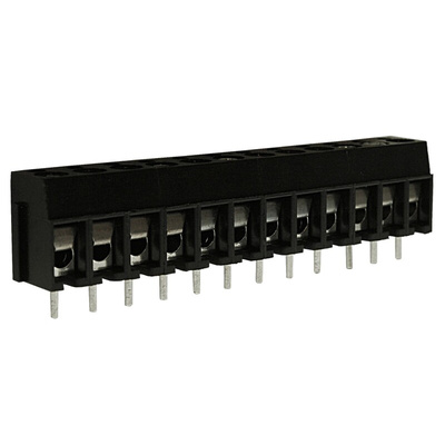 RS PRO PCB Terminal Block, 12-Contact, 5mm Pitch, Through Hole Mount, 1-Row, Screw Termination