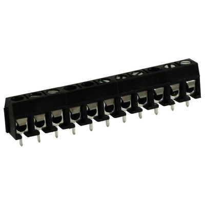 RS PRO PCB Terminal Block, 11-Contact, 5mm Pitch, Through Hole Mount, 1-Row, Screw Termination