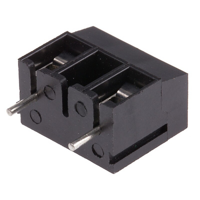 RS PRO PCB Terminal Block, 2-Contact, 10mm Pitch, Through Hole Mount, 1-Row, Screw Termination