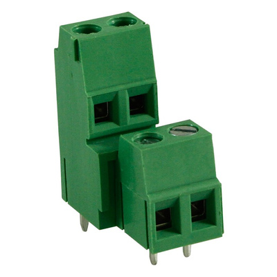 RS PRO PCB Terminal Block, 4-Contact, 5mm Pitch, Through Hole Mount, 1-Row, Screw Termination