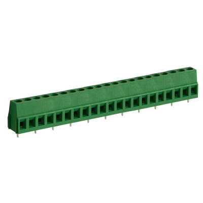 RS PRO PCB Terminal Block, 11-Contact, 10mm Pitch, Through Hole Mount, 1-Row, Screw Termination