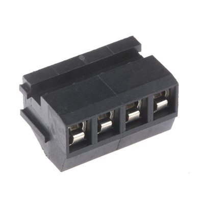 RS PRO PCB Terminal Block, 4-Contact, 5mm Pitch, Through Hole Mount, 1-Row, Screw Termination