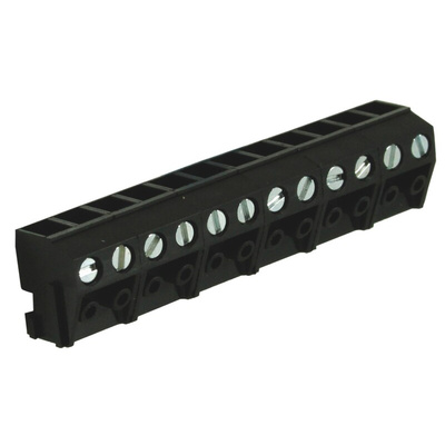 RS PRO PCB Terminal Block, 12-Contact, 5mm Pitch, Through Hole Mount, 1-Row, Screw Termination