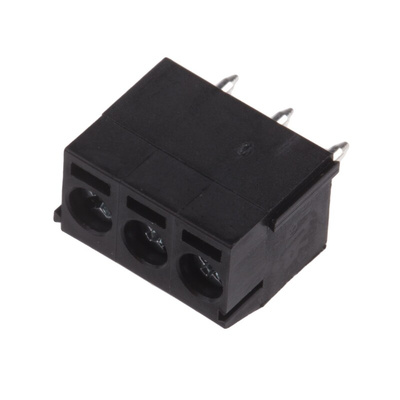 RS PRO PCB Terminal Block, 3-Contact, 3.5mm Pitch, Through Hole Mount, 1-Row, Screw Termination